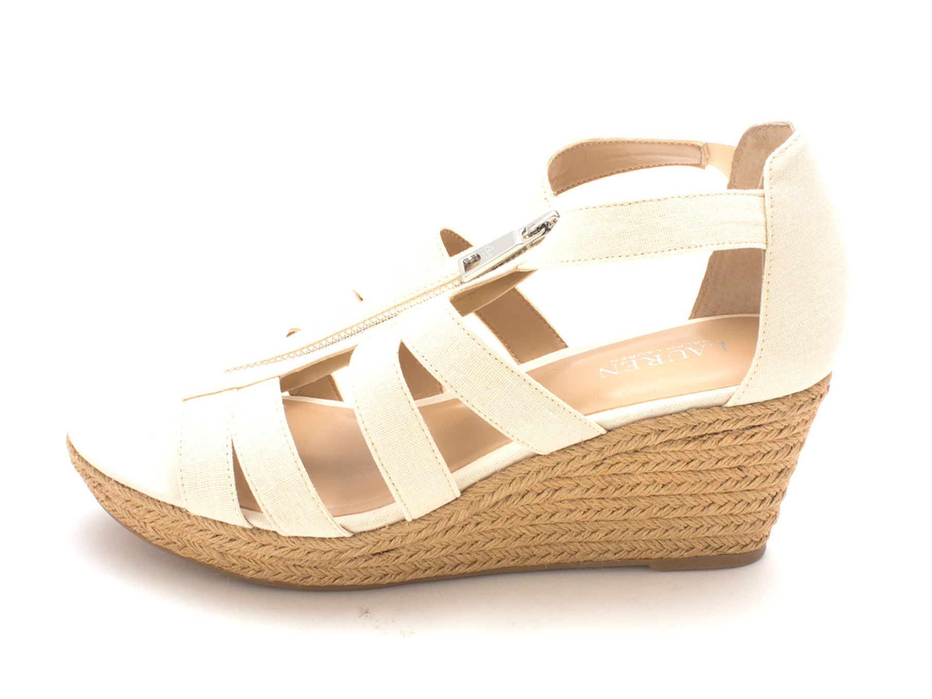 ralph lauren espadrille wedges open toe