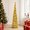 C-Gold, variant on simeccom Christmas Tree Artificial Xmas Tree, 5 Ft Pop Up Tinsel Trees Collapsible Reusable Slim Tree Easy-Assembly for Home Christmas Decoration Red