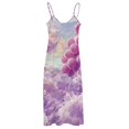 thumbnail image 5 of Fruit Purple Grapes Sleeveless Dress Woman Fashion Long Dresses Women's Summer Suit Dress Summer 2025 Women, 5 of 7