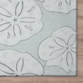 thumbnail image 3 of Addison Rugs Indoor/ Outdoor Surfside Starfish Washable Rug New Gray - 8' x 10', 3 of 5