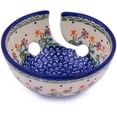 thumbnail image 1 of Polmedia Spring Flowers Polish Pottery Yarn Decorative Bowl, 1 of 6