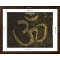 thumbnail image 5 of Art.com Om Grunge Symbol Art Print by pashabo, Brown Frame Wall Art, 40" x 32", 5 of 5