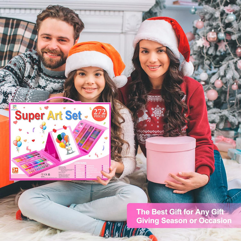  Art Supplies, 272 Pack Art Set Drawing Kit for Girls