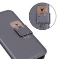 thumbnail image 3 of Allytech Galaxy S20 FE Case, Galaxy S20FE Wallet Case, Cute Animal Embossed Flip Folio Stand Cards Holder Magnetic Clasp Wallet Case Cover for Samsung Galaxy S20 FE - Gray, 3 of 9