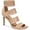 Nude PNT, variant on INC Womens LIANA PATENT LEATHER STRAPPY HEELS Mary Jane Heels