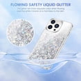 thumbnail image 2 of Sparkle Bling Liquid Quicksand Glitter Case for iPhone 15 Pro Max 14 Plus 13 12, 2 of 8