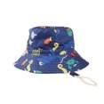 thumbnail image 4 of Gorro de pescador de algodón multicolor con estampado de dibujos animados para niños, gorro de lavabo de tamaño pequeño, gorro de primavera y otoño para niños, 4 of 6