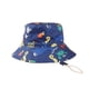 thumbnail image 5 of Gorro de pescador de algodón multicolor con estampado de dibujos animados para niños, gorro de lavabo de tamaño pequeño, gorro de primavera y otoño para niños, 5 of 6