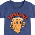 thumbnail image 3 of Instant Message - Fall - Piece Out Pumpkin Pie - Toddler & Youth Girls Short Sleeve Graphic T-Shirt, 3 of 6