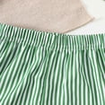 thumbnail image 6 of OYXSER Baby Girl Summer Clothes 4T 5T Cartoon Short Sleeves T-Shirt Tee Tops + Shorts 2pcs Cute Short Set, Green 18-24M, 6 of 8