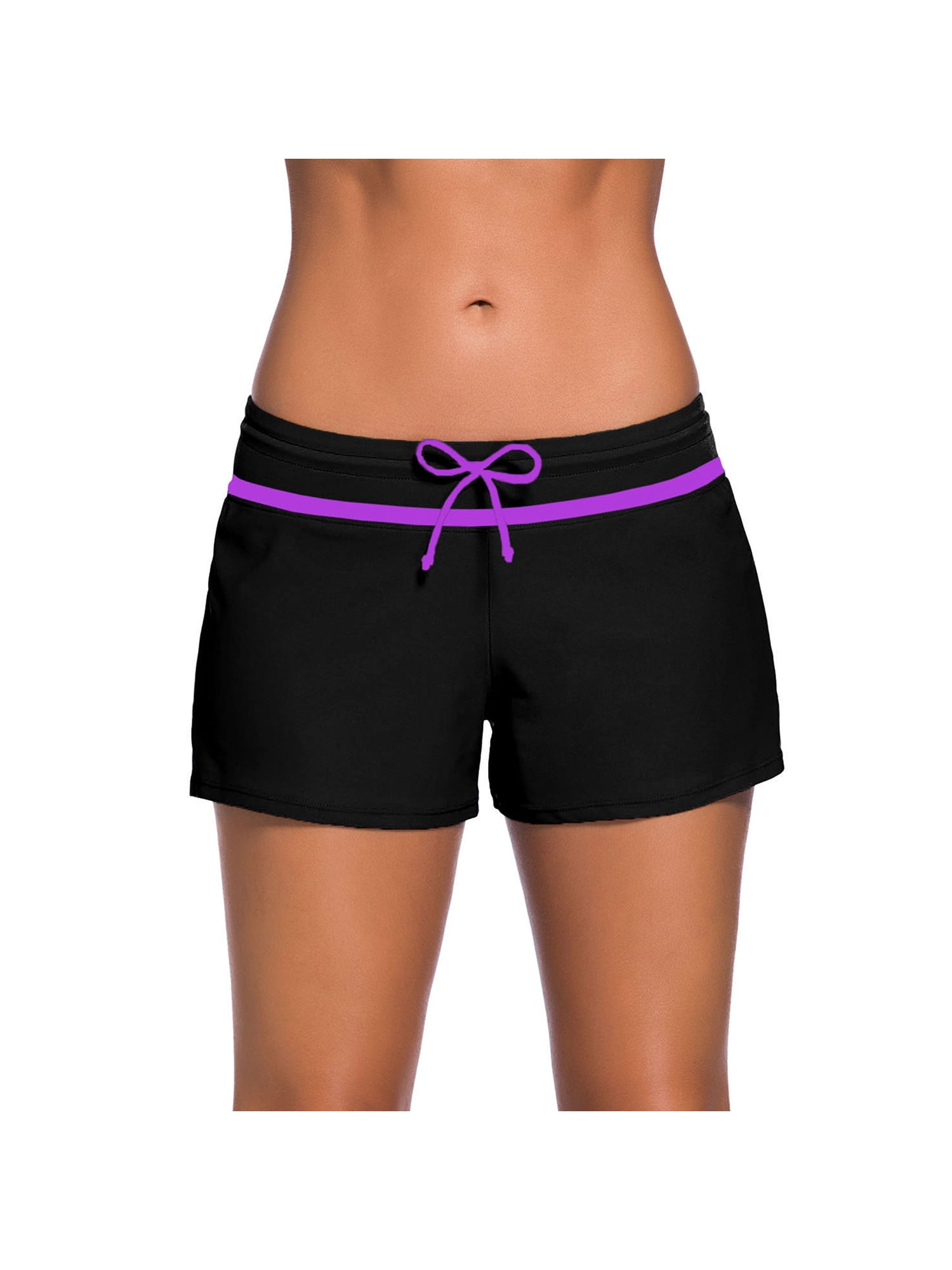 Sexy Dance Women's Plus Size Swimsuits Board Shorts Side Split