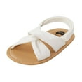 thumbnail image 3 of Baby Sandals Summer Baby Girls Solid Color Soft Sole Shoes, 3 of 6