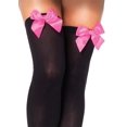 thumbnail image 2 of Lazo satinado con detalle de lazo negro y rosa neón, 2 of 2
