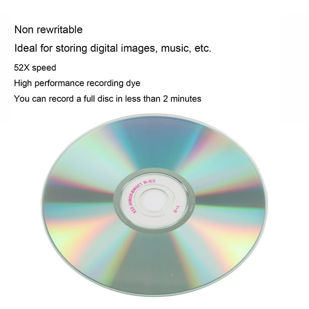CD R Blank Discs, CD R Disc, 52X 700MB Recordable Disc Blank CDs, MP3 Blank  Disc, Car Music CD Disc Lossless Disc For Storing Digital Images Music Data  