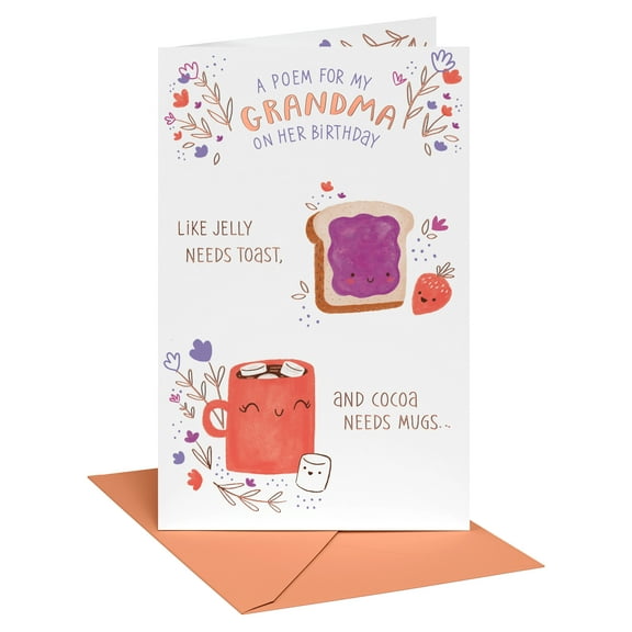 American Greetings Birthday Card for Grandma (Poem)