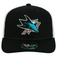 thumbnail image 2 of Men's New Era Black San Jose Sharks Core Trucker 9SEVENTY Stretch-Snap Hat, 2 of 6