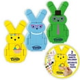 thumbnail image 4 of Brickcraft Peeps 3 Pack Bunnies - Blue, Green, Yellow Brick Building Kit (63-Plastic Piece Set), Three Cute Easter Bunnies and Handle, Easter Decoration, Colorful Spring Gift Decorations for Kids, 4 of 8