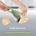 thumbnail image 4 of Compact & Convenient Cleaning Set, Deepened Concave Design Dustpan & Dense Durable Wood Brush with Soft Bristles, Non-Slip Handle for Wet/Dry Use, Hanging Hole for Space-Efficient Storage, 4 of 7