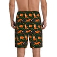 thumbnail image 4 of Lsque Cute Little Foxes Mens Sleep Pajama Shorts,Short Pajama Pants, Cotton Ultra-Soft Knit-Small, 4 of 9