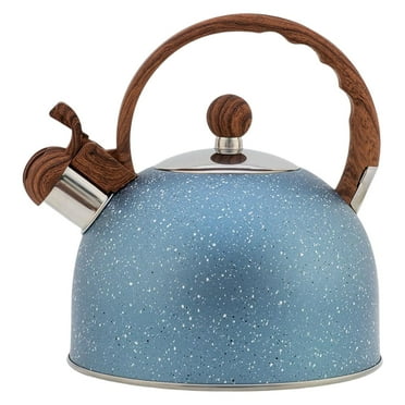 Rongfmy Stainless Steel Whistling Tea Kettle Stovetop Tea Kettle for Outdoor Kitchen