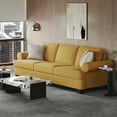 thumbnail image 5 of COPIAE 91” Sofa Couch, Deep Seat Sofa with Lawson Style Armrests, Modern 3 Seater Sofa with Upholstered Cushion& Backrests, Mid-Century Comfy Couch for Living Room, Apartment, 5 of 8
