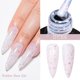 thumbnail image 1 of Esmalte de uñas en Gel con copos de nieve, barniz semipermanente UV LED, blanco lechoso, rosa, purpurina, lentejuelas de nieve, diseño artístico para manicura, 7ml, 1 of 4
