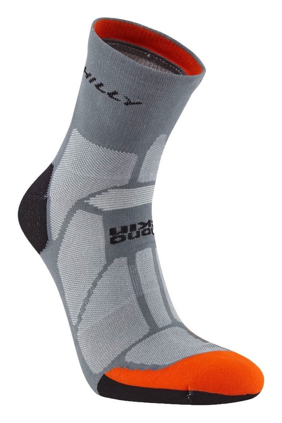 Marathon Fresh Anklet Min Socks - Granite/Orange