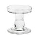 thumbnail image 1 of Portavelas de cristal transparente, candelabro de mesa, centros de mesa, portavelas de pilar, adorno para escritorio, vacaciones, decoración del S BLESIY Portavelas cónico, 1 of 8