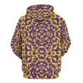 thumbnail image 3 of Purple Yellow Dot Pattern Men's Women New Sweatshirt Hoodie Men's Plus Size Sweatshirt Hooded Sweatshirt 3d Printed Street Men's Cloth, 3 of 6