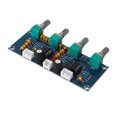 thumbnail image 4 of Preamp Tone Board, Dual Channel PCB Preamplifier Volume Tone Control Board High Mid Bass Adjustment  for Sound System, 4 of 8