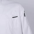 thumbnail image 2 of kurtrusly Stylish Chef Jacket Breathable Kitchen Uniforms Work Apparel Chef Coat White, 2 of 9