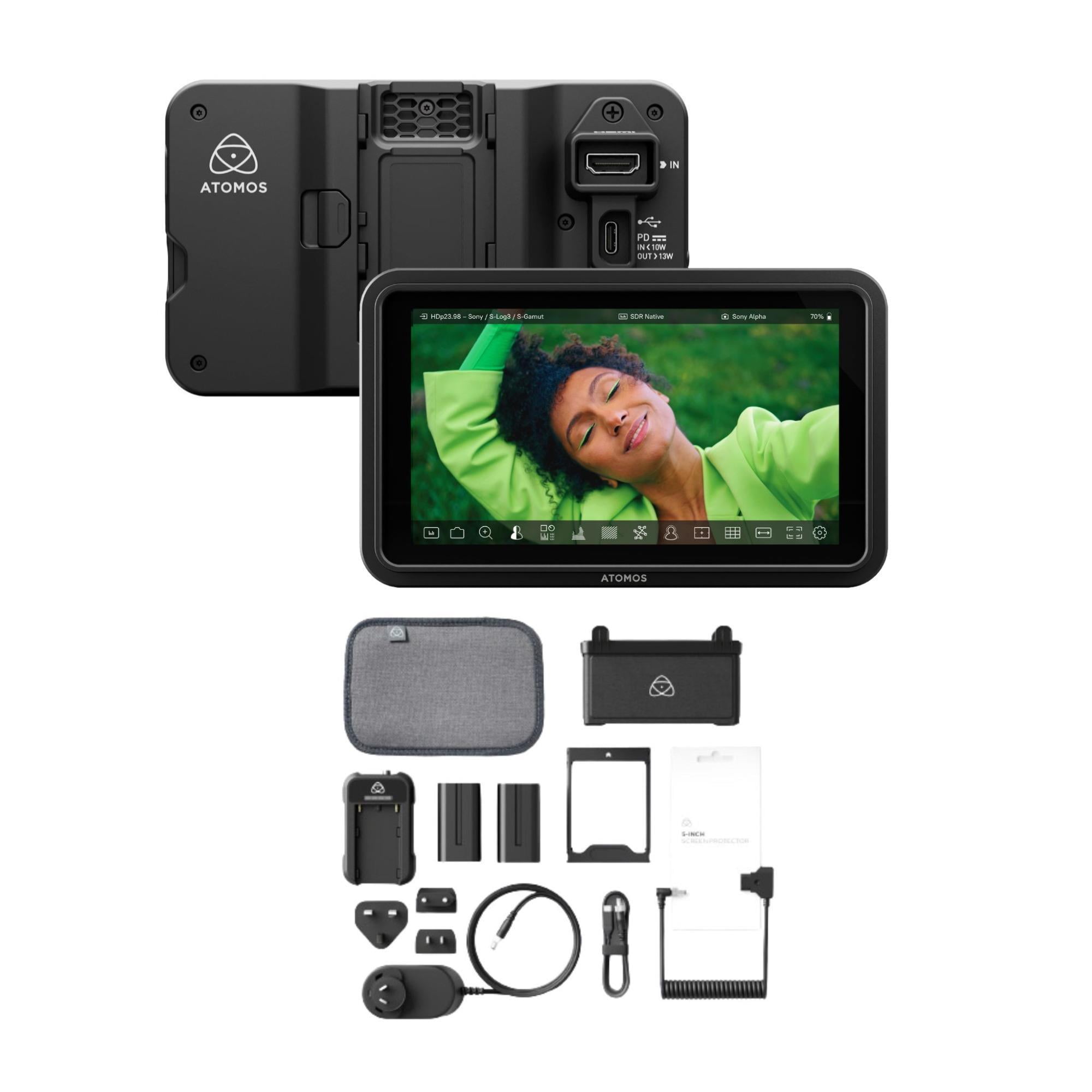 Atomos Shinobi 5-Inch HDMI 4K Monitor with Accessory Bundle