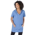 thumbnail image 2 of Woman Within Plus Size Short-Sleeve Hoodie, 2 of 5