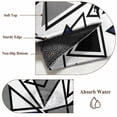 thumbnail image 2 of Navy Blue Black Geometric Round Rug 8ft Washable Circle Rugs Non Slip Abstract Art Modern Line Large Area Rug Indoor Floor Carpet for Bedroom Kitchen Living Room Home Office Dining Room Nursery, 2 of 8