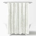 thumbnail image 5 of Lush Decor Belle Textured Shower Curtain, 72x72, Blush, Single, 5 of 10