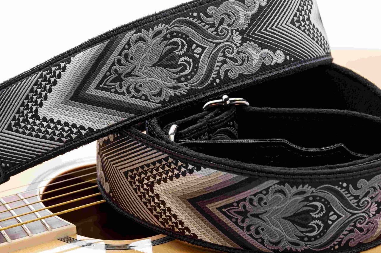 RightOn! Straps Standard Plus Arrow Guitar Strap BLACK