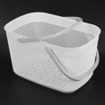 thumbnail image 2 of PENGXIANG Plastic Hand Basket Bathroom Storage Baskets with Handle Household Storage Tools Large Capacity, 2 of 8