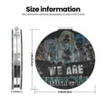 thumbnail image 3 of Qekee Monster High Print Compact Makeup Mirror Folding Mini Pocket Mirror Portable Hand Mirror Double-Sided 2 x 1x Magnification for Woman Girls-Round Shape, 3 of 9