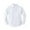 6White, variant on Kids Long Sleeve Polo Shirt - Solid Color Top Girl's Clothing,Color White,Size 7-8 Years