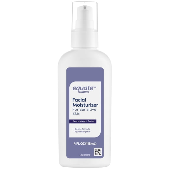 Equate Facial Moisturizer for Sensitive Skin, 4 fl oz
