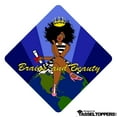 thumbnail image 4 of Black Queen - Brains and Beauty -Grad Cap Tassel Topper, 4 of 8