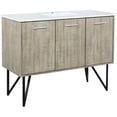 thumbnail image 3 of Lancy 48 in W x 20 in D Rustic Acacia Bath Vanity and White Quartz Top, 3 of 10