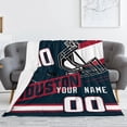 thumbnail image 2 of Blanket Houston Personalized Plush Throw Blanket for Men Women Youth Gift, 2 of 6
