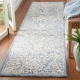 thumbnail image 2 of SAFAVIEH Metro Amias Medallion Runner Rug, Blue/Ivory, 2'3" x 9', 2 of 8