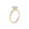 thumbnail image 3 of Sparkling Splendor Rings for Women 2 Ct Oval Cut Lab Grown Diamond Ring Prong-Setting 10K Solid Rose, White & Yellow Gold, 3 of 4