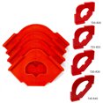 thumbnail image 2 of 4 PCS R/C Corner Trime Flip Herramientas Carpintería Plástico () Rojo, 2 of 7