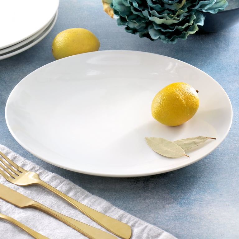 Elama Professional Kitchen 12-Piece Porcelain Dinner Plate Set photo 6