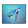 thumbnail image 2 of Bordado completo DIY lienzo estampado 11CT punto de cruz natación tortuga Kit Craft Likrtyny Arte deco, 2 of 9