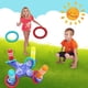 thumbnail image 3 of Juguetes Inflables Para Piscina, Patrones Exquisitos, Lanzamiento De Anillo De Piscina Inflable, Entretenimiento Acuático, Antifugas Para Exteriores Para Niños Mayores De 3 Años, 3 of 7