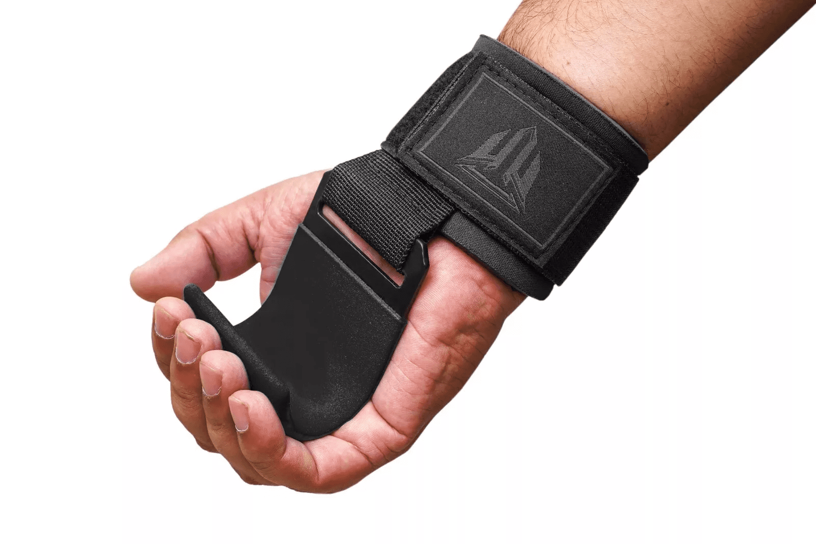 MT Weight Lifting Straps, Non-Slip Rubber Coated Grip, Neoprene Padded Wrist Support, Unisex, Black